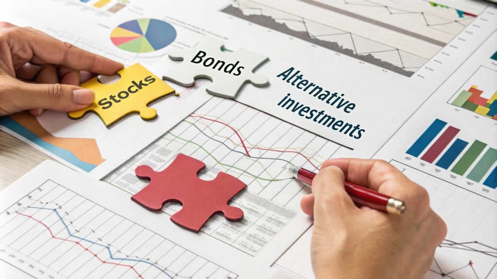 Investment strategies: stocks, bonds, alternative investments.